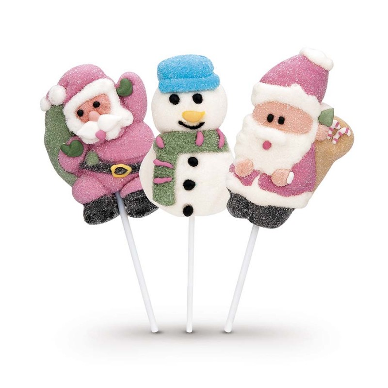 Lot de 5 sucettes Noel