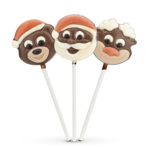 Sucettes Chocolat de Noël
