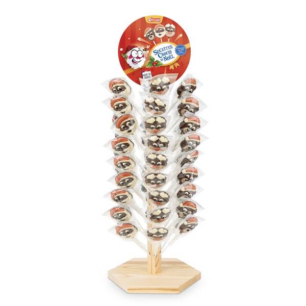 Sucettes Chocolat de Noël