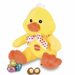 Luckxing Jouets interactifs Pâques Lapin en Peluche Pâques Marche e