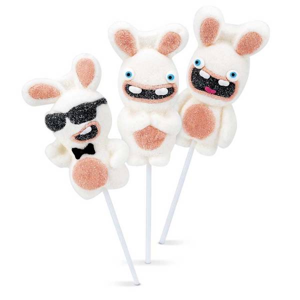 Sucettes mallow Lapins Crétins