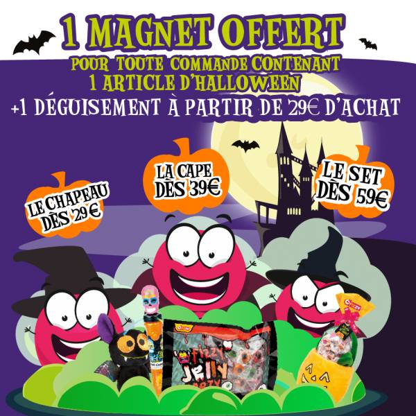 1 Magnet Halloween OFFERT