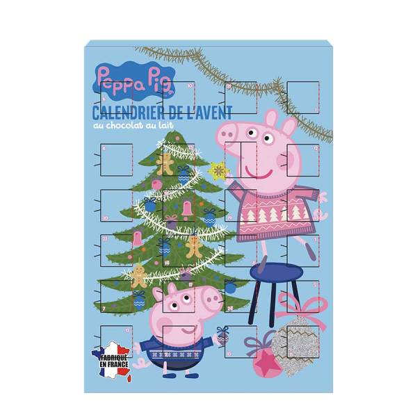 Calendrier de l'Avent chocolats Peppa Pig