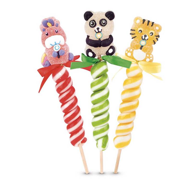 Sucette ronde fête foraine - TWISTY POP Licorne - Anniversaire enfant