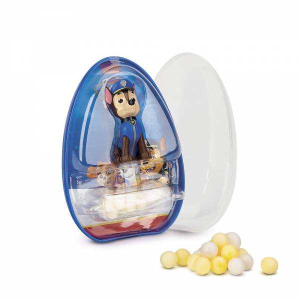 Œufs surprise pat'patrouille Chase et ses bonbons acidulés Œufs surprise pat'patrouille Chase et ses bonbons acidulés