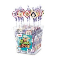 Ball Pop Pomme Aigre, Recharge Pot - 70 Sucettes - Mr Candy