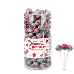 Sucettes cerise double - les 100