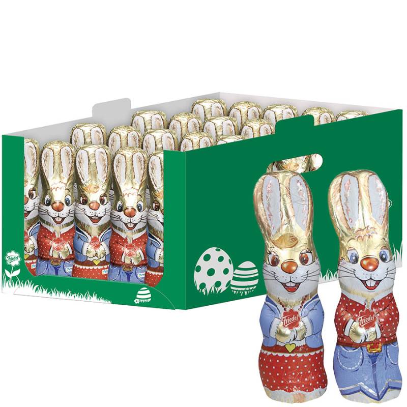 Carton de 22 moulages de Pâques de 150g