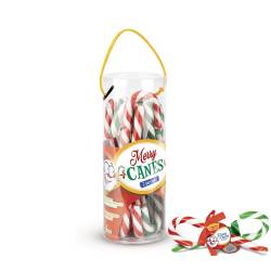 Grand sucre d'orge blanc et rouge - Bonbon de Noël - Candy Kids