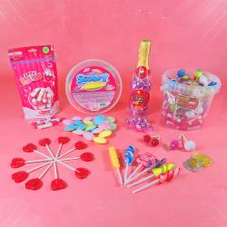 Assortiment de bonbons acidulés Roses et Bleus (900g) - Baby shower et  gender reveal