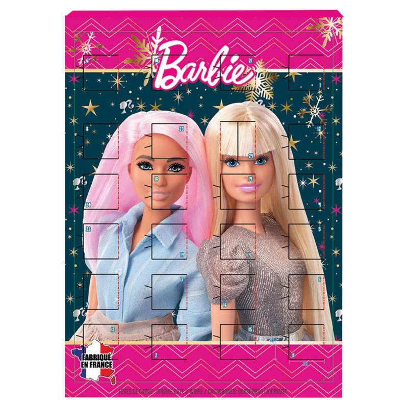 Calendrier de l'Avent chocolats Barbie
