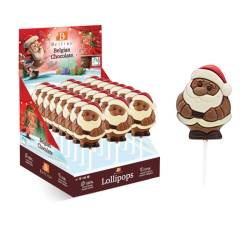 Sucettes chocolat - Père Noël - Fizzy Distribution