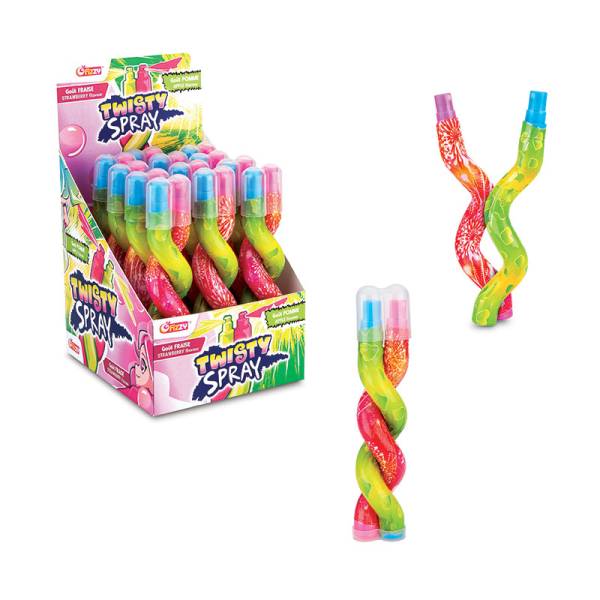 Twisty Spray goût pomme et fraise