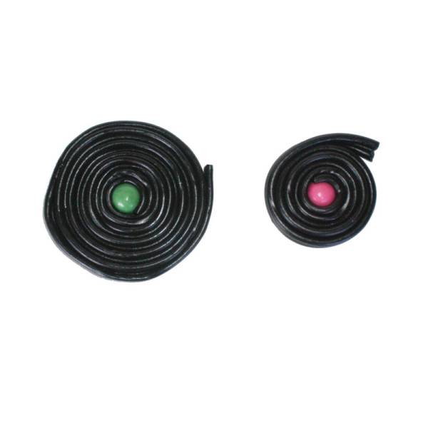 Rouleaux réglisse avec bille gum 100g