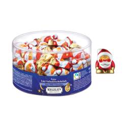 72 minis Pères Noël chocolat