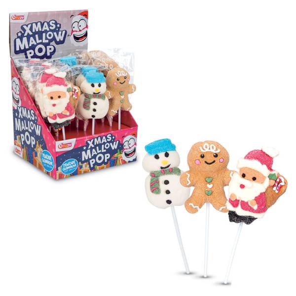 Sucettes Guimauve de Noël