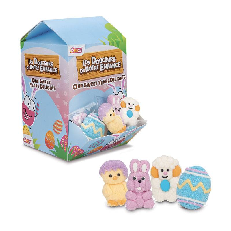 Distributeur de 50 mini guimauves de Pâques