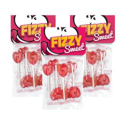 Sucettes cœur - Fizzy Sweet