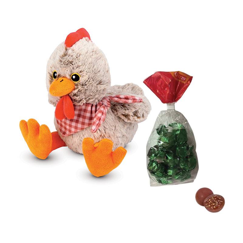 Peluche Poule Choco