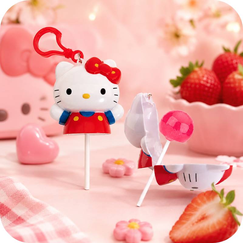 Porte-clés Hello Kitty avec sucette