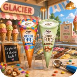 Choco fun cornet lentilles...