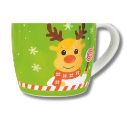 MUG DE NOEL ROUGE ET VERTE