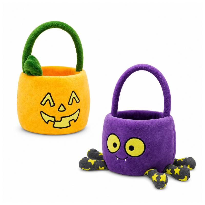 Panier Halloween Citrouille et Araignée