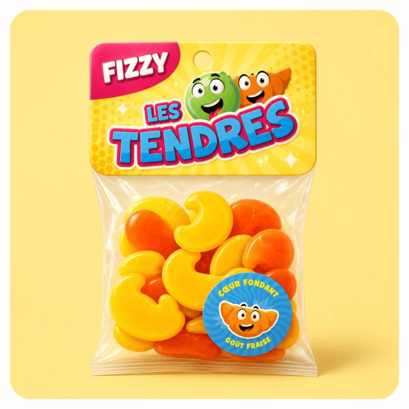 Bonbons Les tendres - Délice de croissants 150 gr - Lot de 3