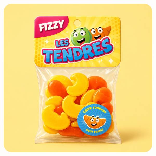 Bonbons Les tendres - Délice de croissants 150 gr - Lot de 3