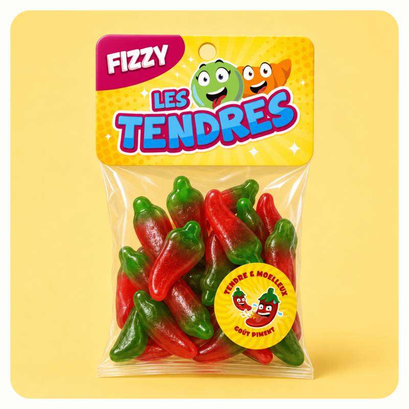 Bonbons Les tendres - Volcano 150 gr - Lot de 3