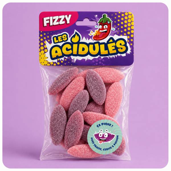 Bonbons Les acidulés - Sour Lips 125 gr