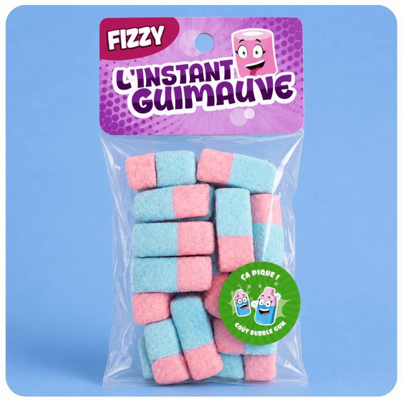 Bonbons Les Guimauves - Sour Bottle Mallow 80 gr