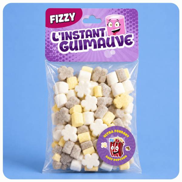 Bonbons Les Guimauves - Popcorn Mallow 80 gr