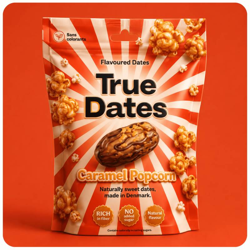 True Dates - Caramel Popcorn 100 gr