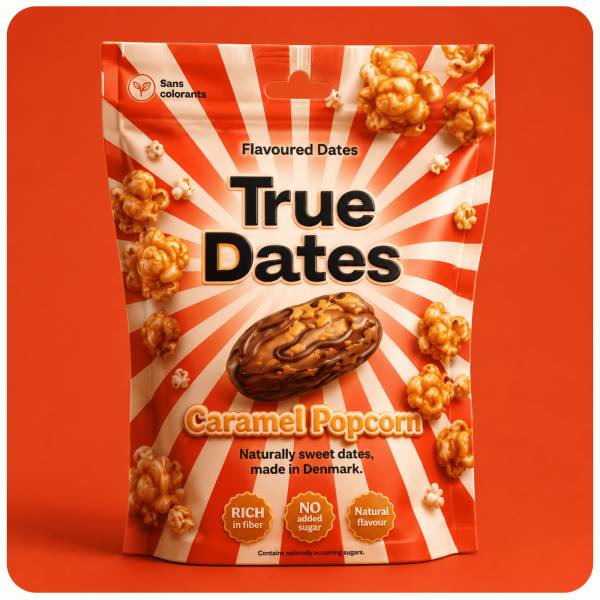 True Dates - Caramel Popcorn 100 gr