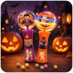 Boules lumineuses d'Halloween