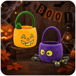 Panier Halloween Citrouille...