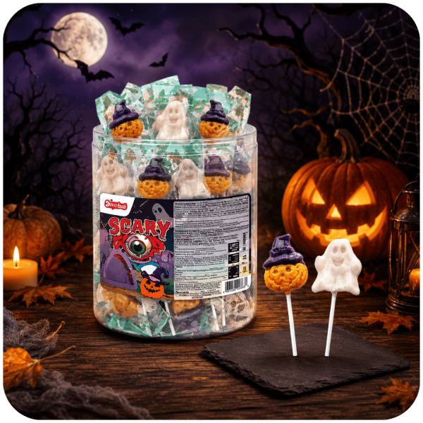 100 sucettes Scary Pop