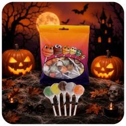 Sachet de sucettes acidulées