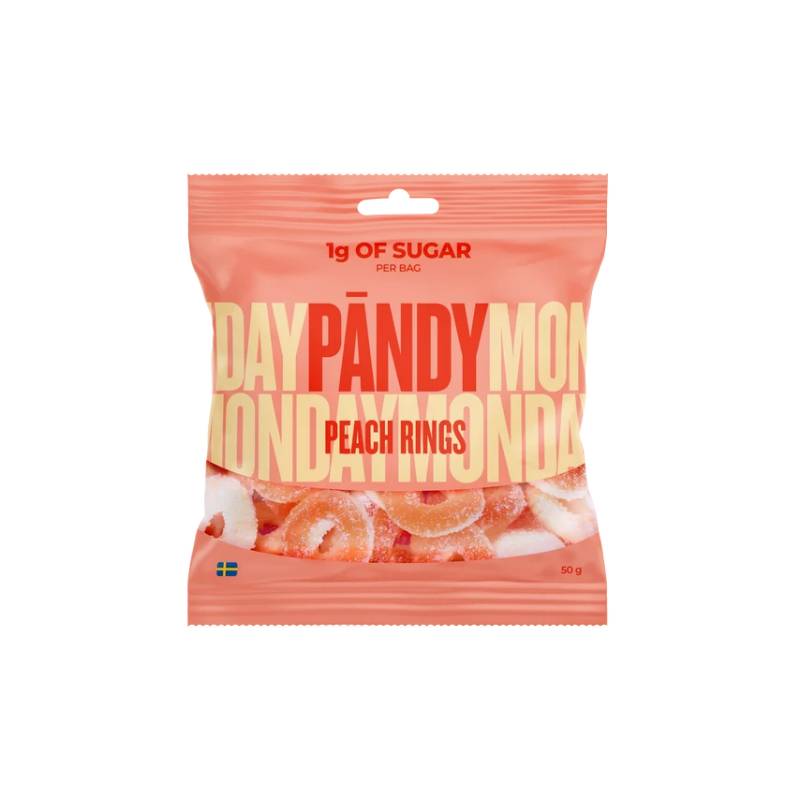 Confiserie Pandy - Peach Rings 50 gr