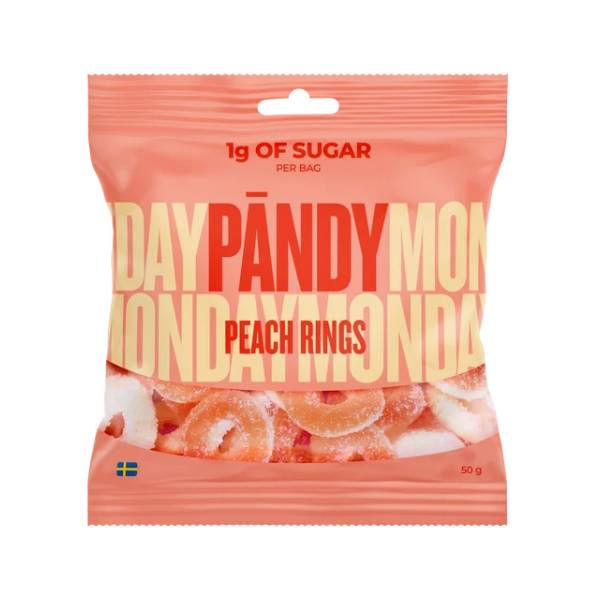 Confiserie Pandy - Peach Rings 50 gr
