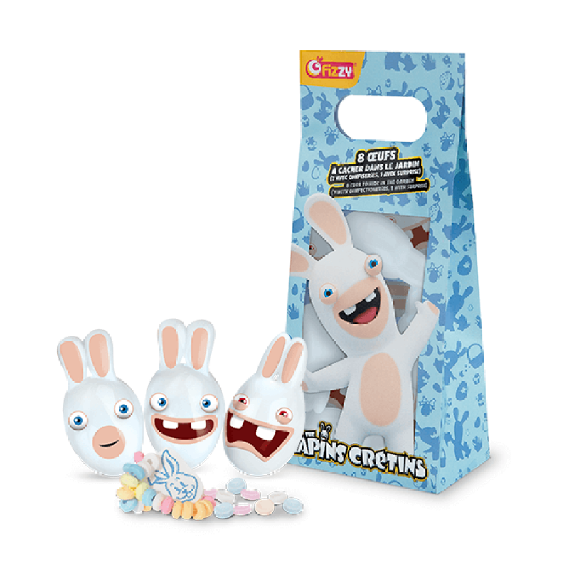 Sac A Oeufs Surprise Lapins Cretins Fizzy Distribution