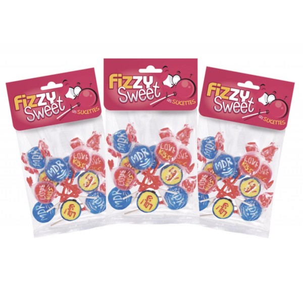 Funny lollipops – Fizzy sweet