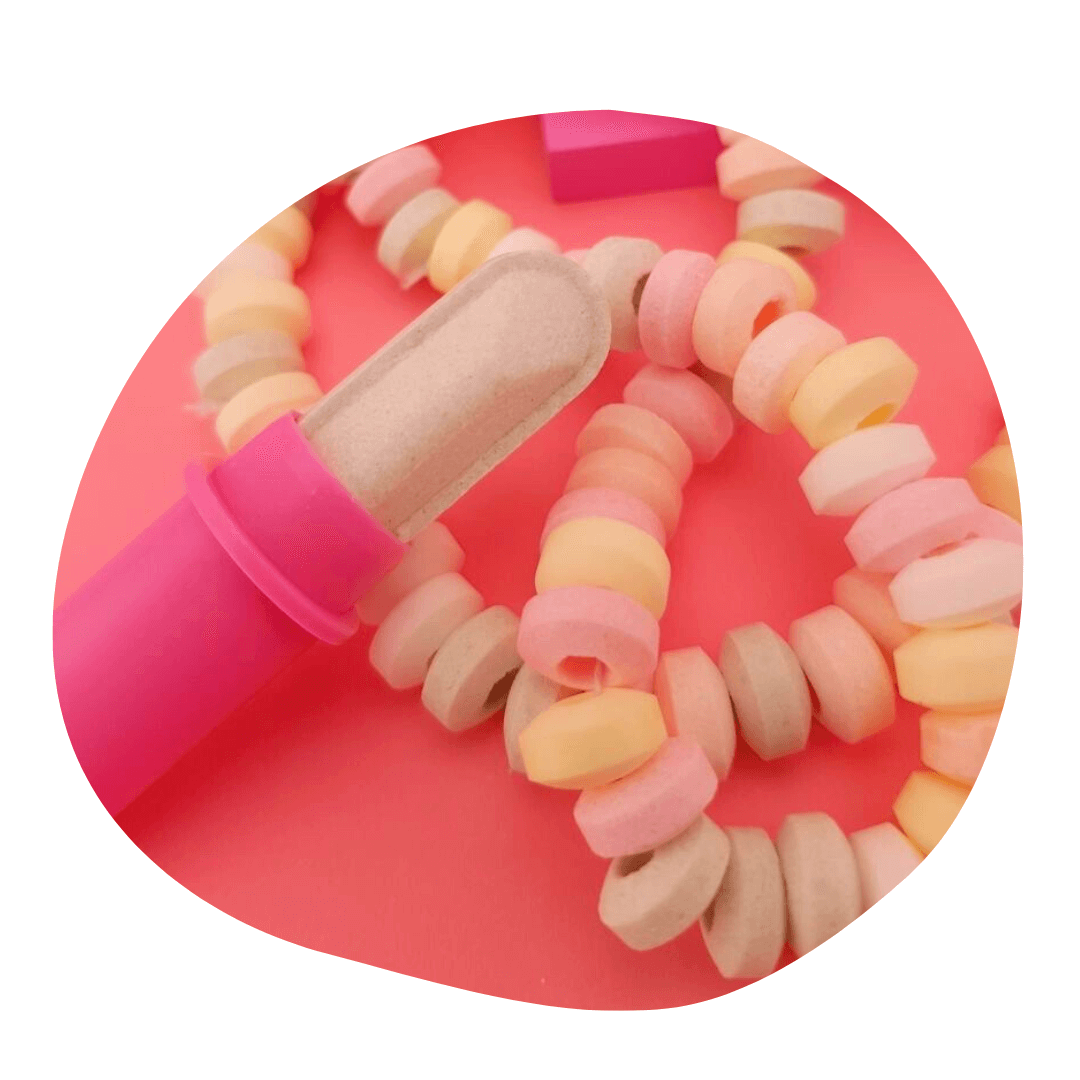 Méga collier dextrose - Bonbon géant 50cm - Fizzy