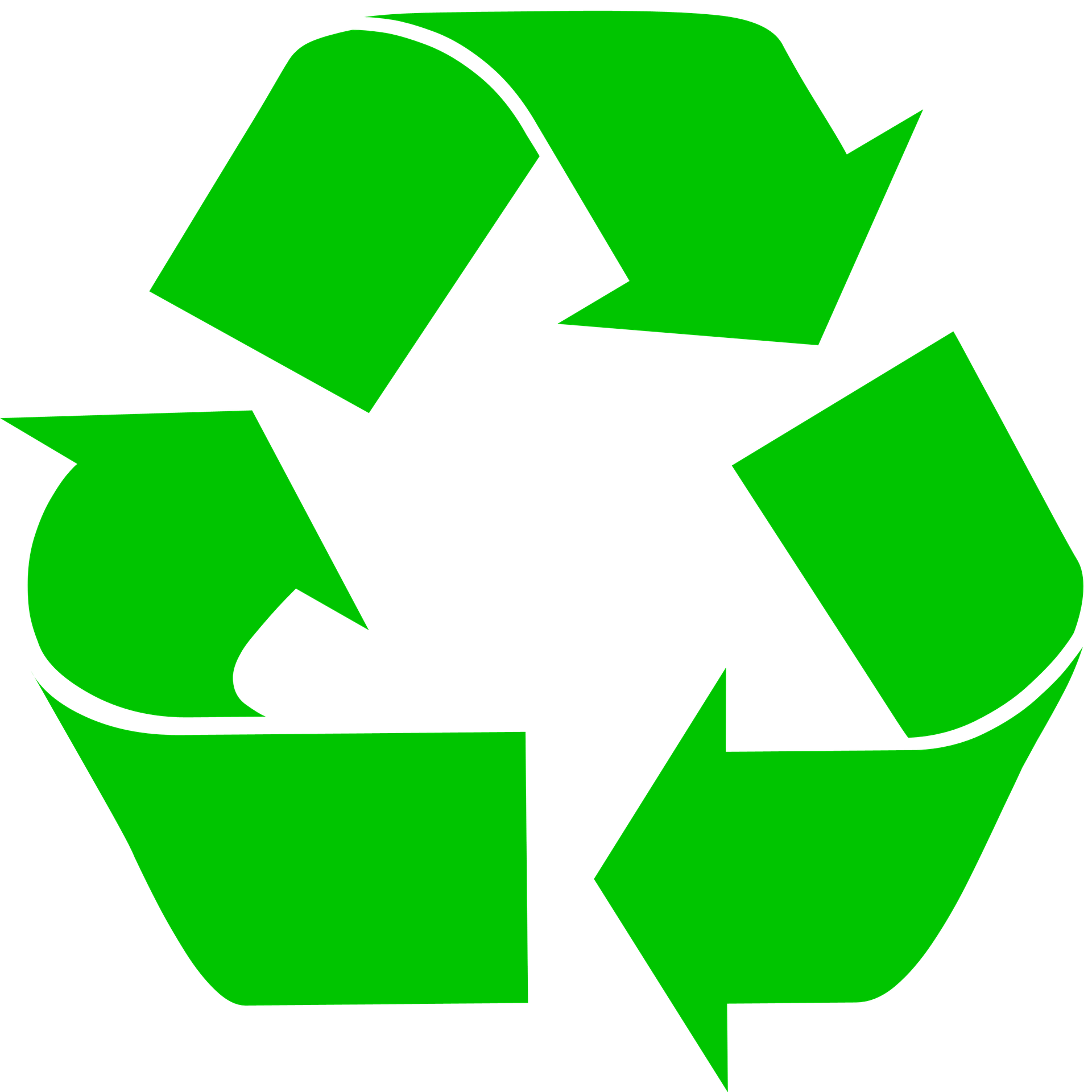 pot reciclé et reciclable 